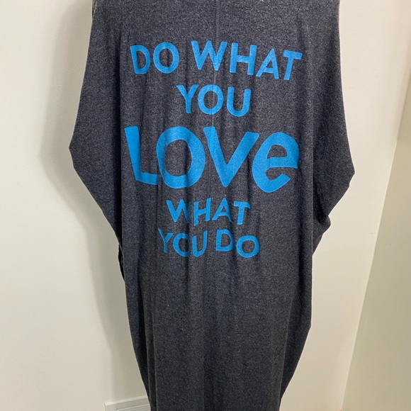 Life Is Good Heathered Charcoal Gray Cardigan - Picture 5 of 8